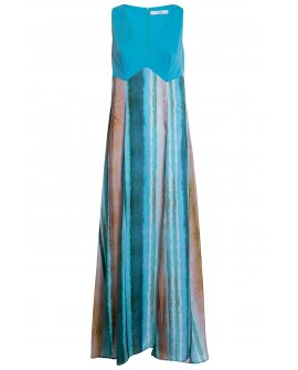 Abito lungo gonna viscosa 180,00€ Sconto 30%